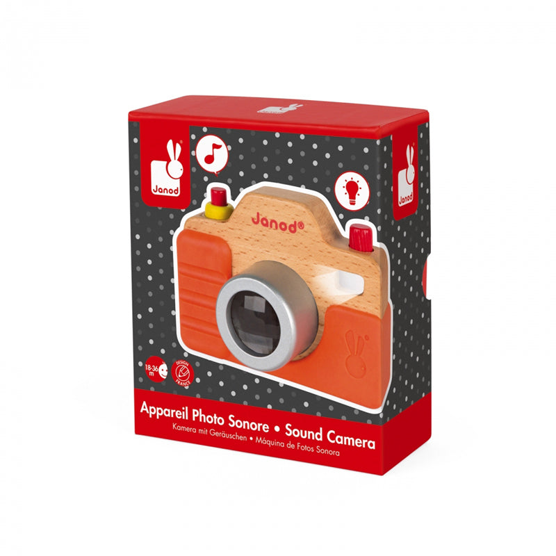 Janod Sound Camera Multicolor Age-6 Months & Above