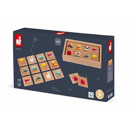 Janod Wooden Memory Game 40 Pieces Age-2 Years & Above