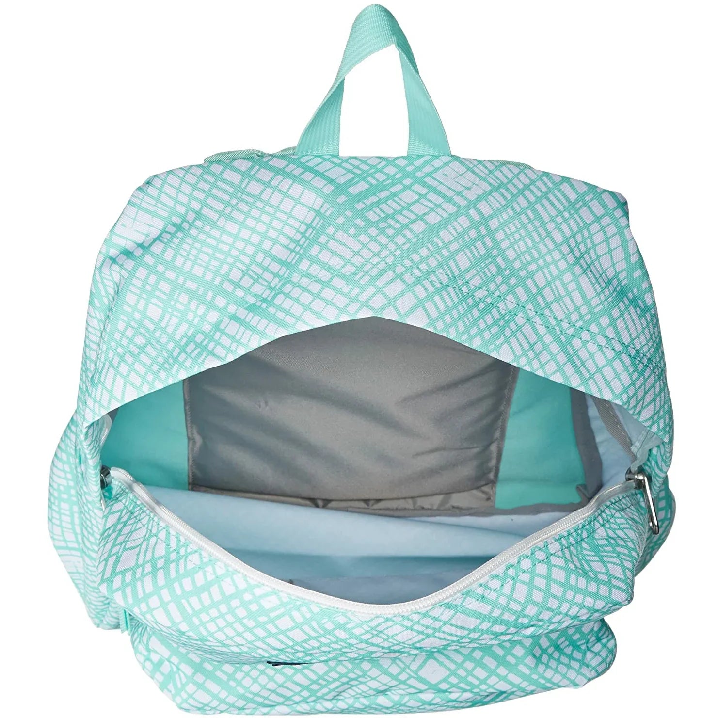 Jansport Superbreak Aqua Dash Jagged Plaid Age 4Y+ Unisex Jansport Superbreak Aqua Dash Jagged Plaid Age 4Y+ Unisex