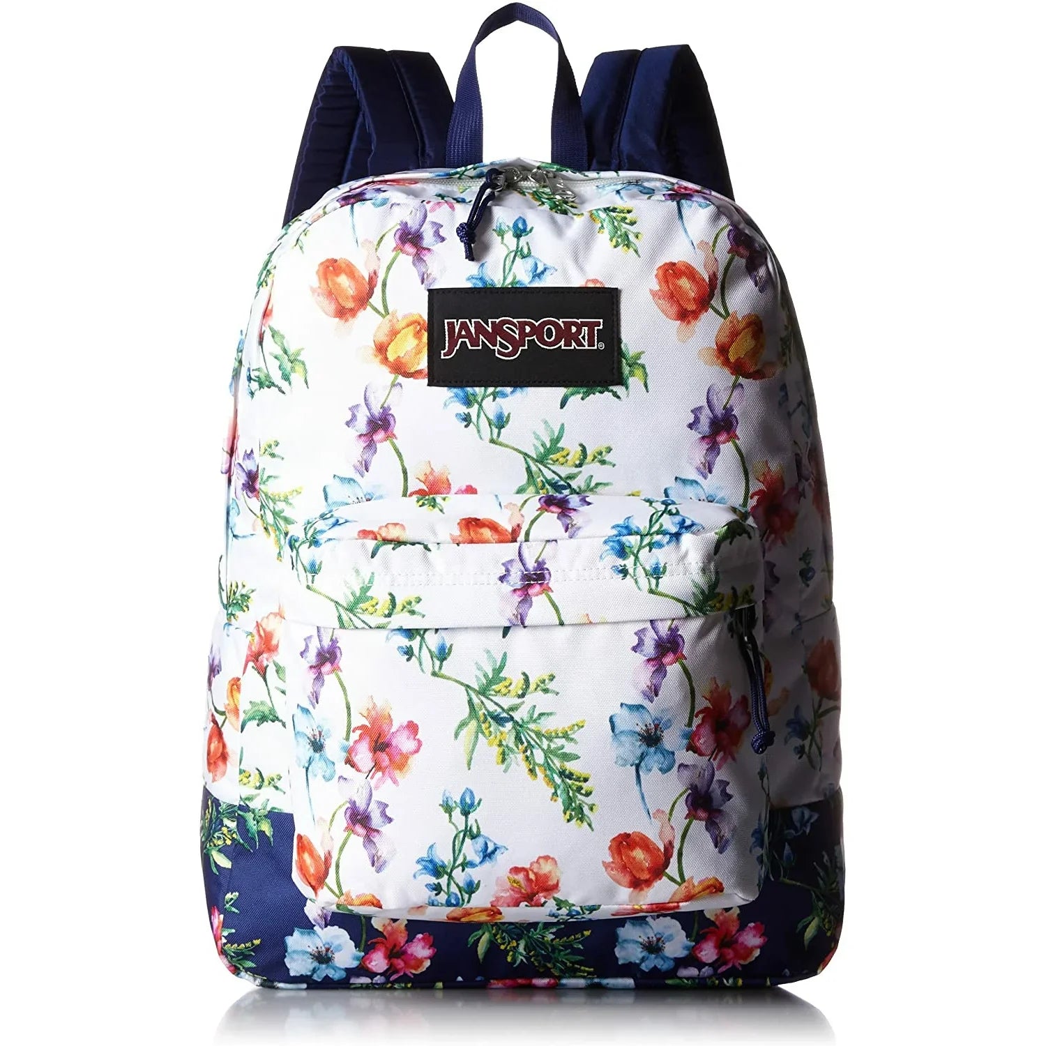 Jansport Black Label Superbreak Multi White Mountain Meadow Age 4Y+ Unisex  - Peekaboo