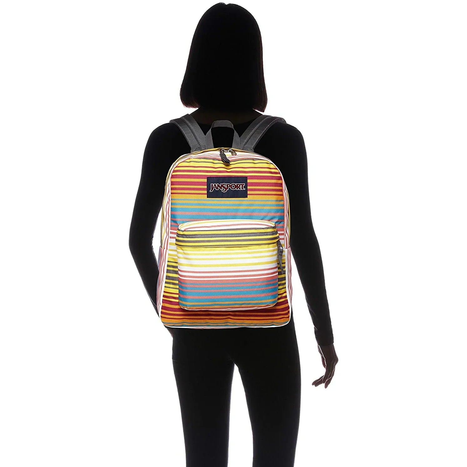 JanSport Classic SuperBreak Backpack, Multi Sunset Stripe