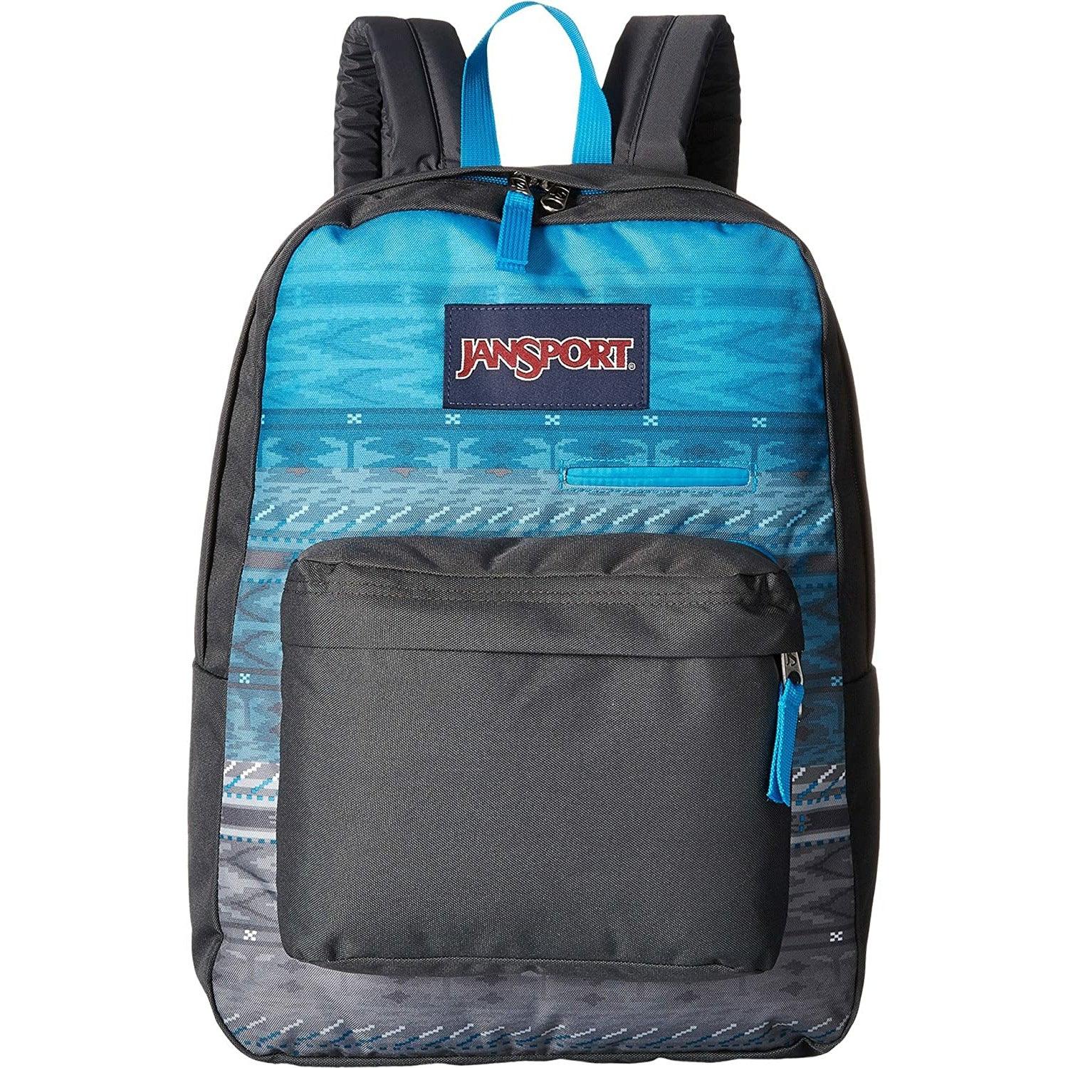digibreak jansport backpack Jansport Digibreak Blue Digi Stripe Fade Age 4Y+ Unisex