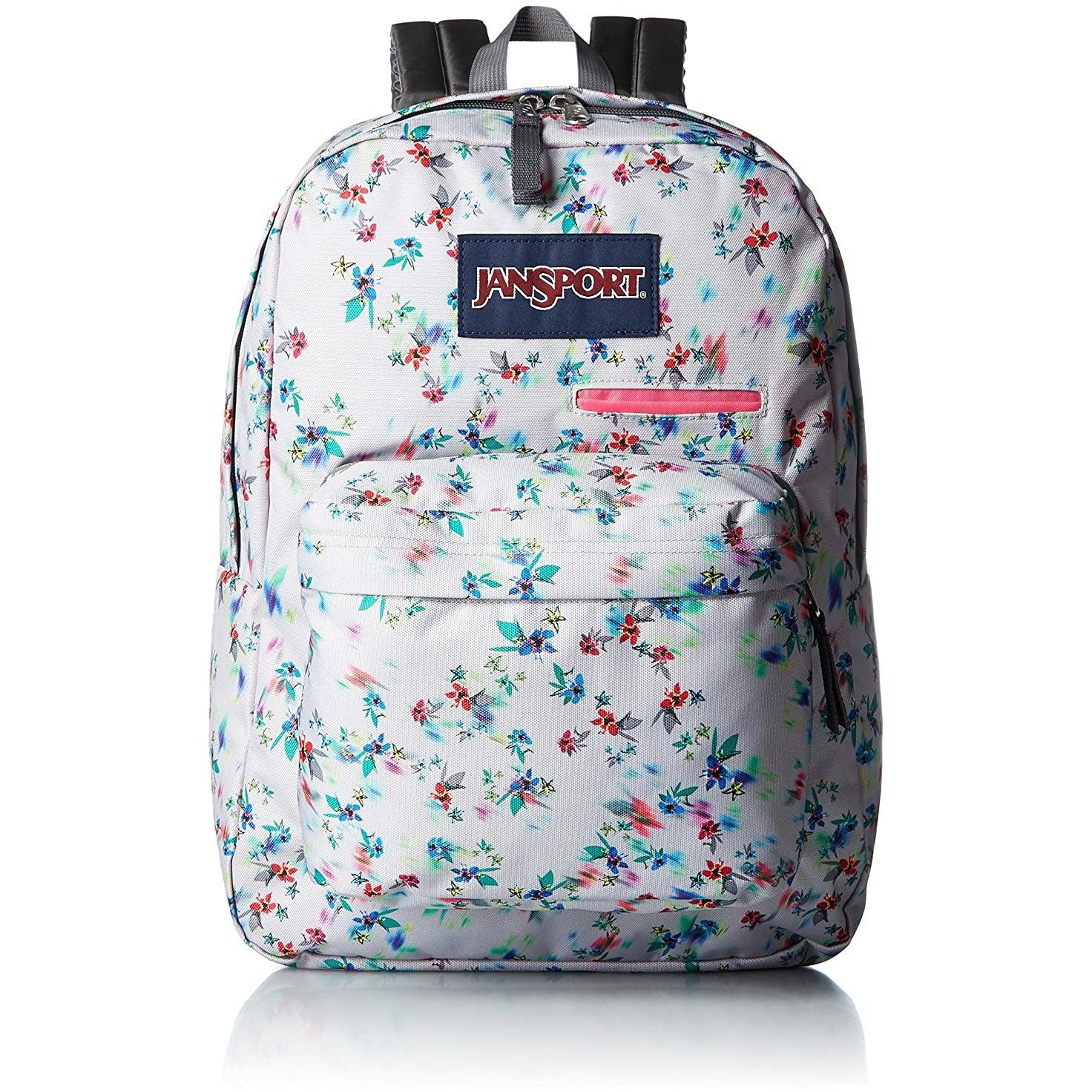 digibreak laptop backpack jansport Jansport Digibreak Multi Grey Floral Haze Age 4Y+ Unisex
