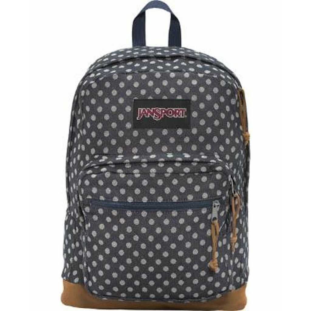 Jansport Right Pack Expressions Navy Twiggy Dot Jacquard Age 4Y+ Unisex