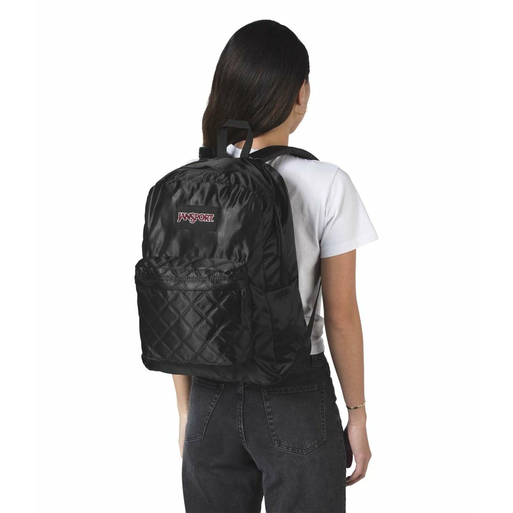 Satin jansport backpack deals