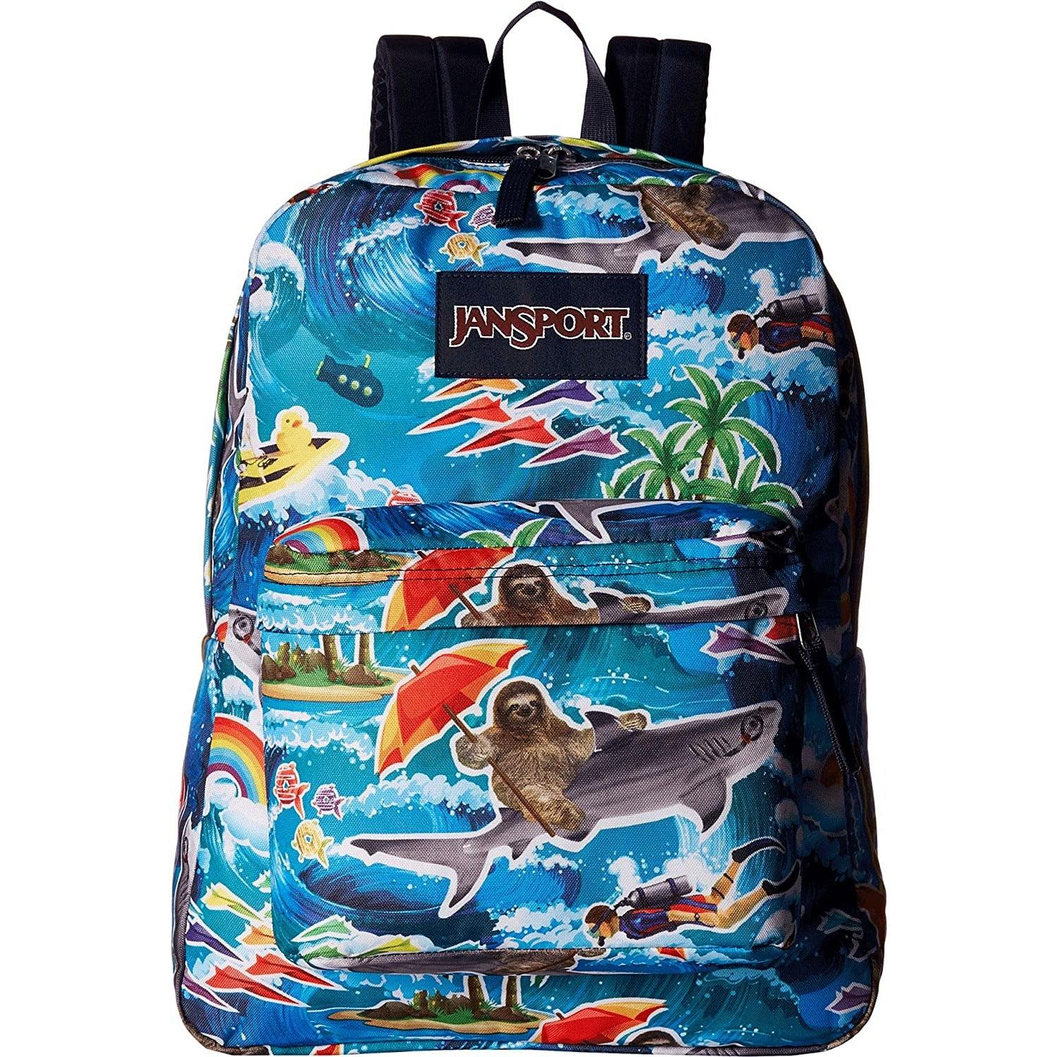 jansport backpack with sloth Jansport Superbreak Multi Wet Sloth