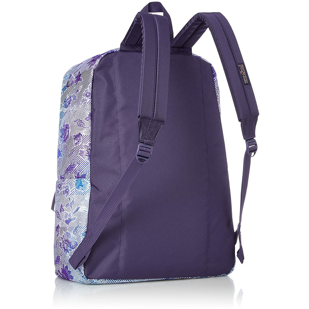 Jansport Superbreak Striped Floral Age 4Y+ Unisex