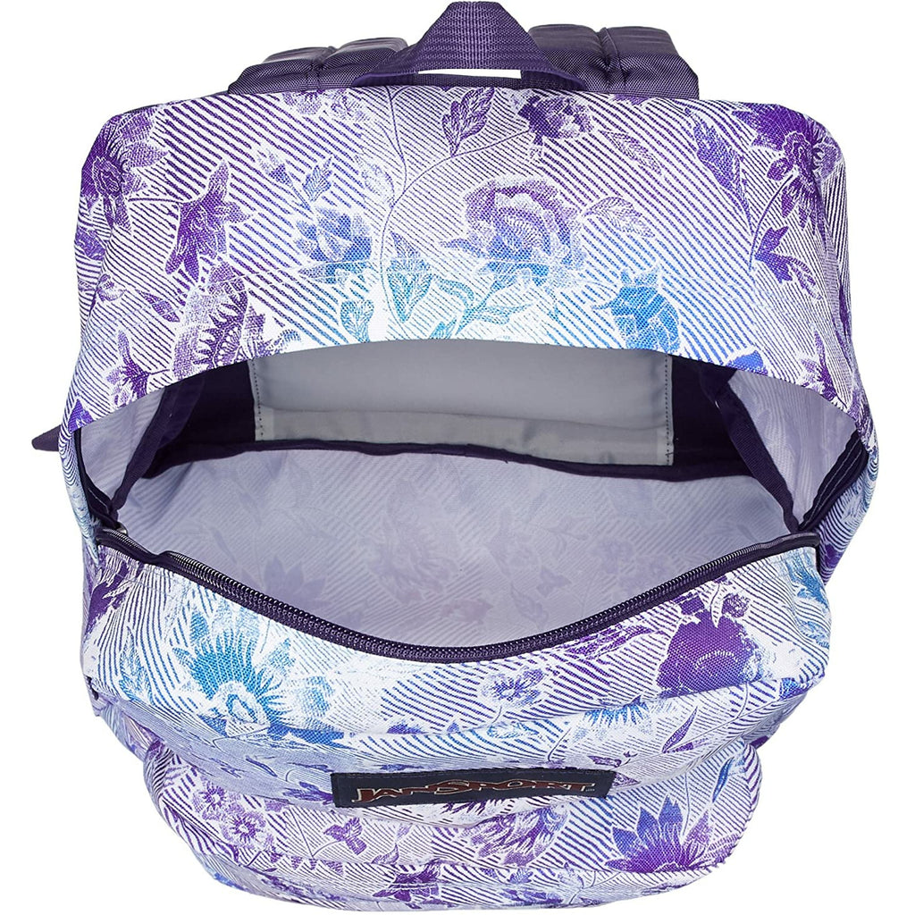 Jansport Superbreak Striped Floral Age 4Y+ Unisex