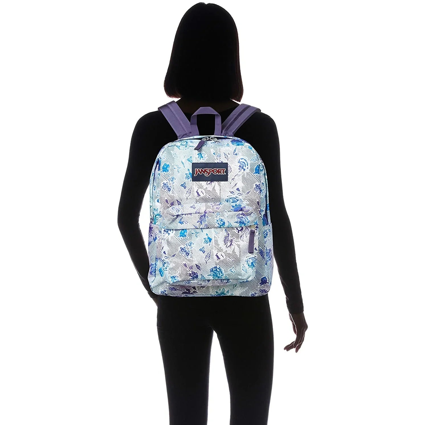 Jansport Superbreak Striped Floral Age 4Y+ Unisex - Peekaboo