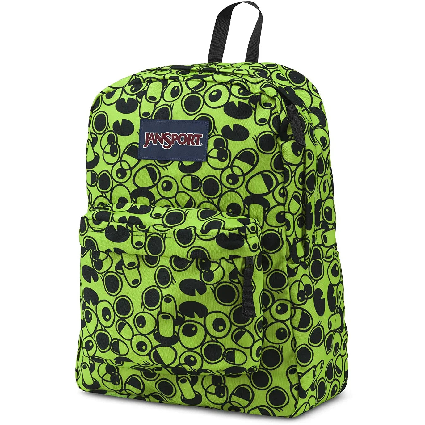 backpacks bright green jansport Jansport Superbreak Zap Green Double Vision Age 4Y+ Unisex