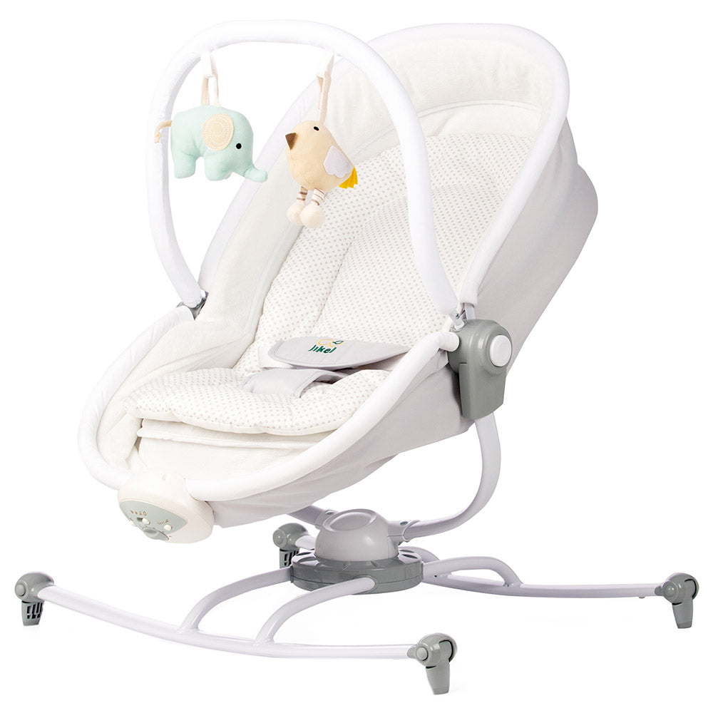Jikel - 2-in-1 Rella Rocker & Napper - Grey Age-Newborn & Above