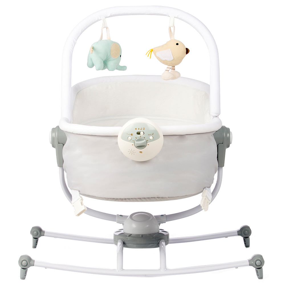Jikel - 2-in-1 Rella Rocker & Napper - Grey Age-Newborn & Above