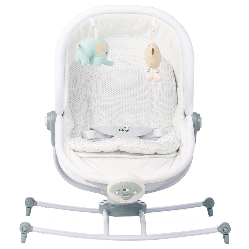 Jikel - 2-in-1 Rella Rocker & Napper - Grey Age-Newborn & Above