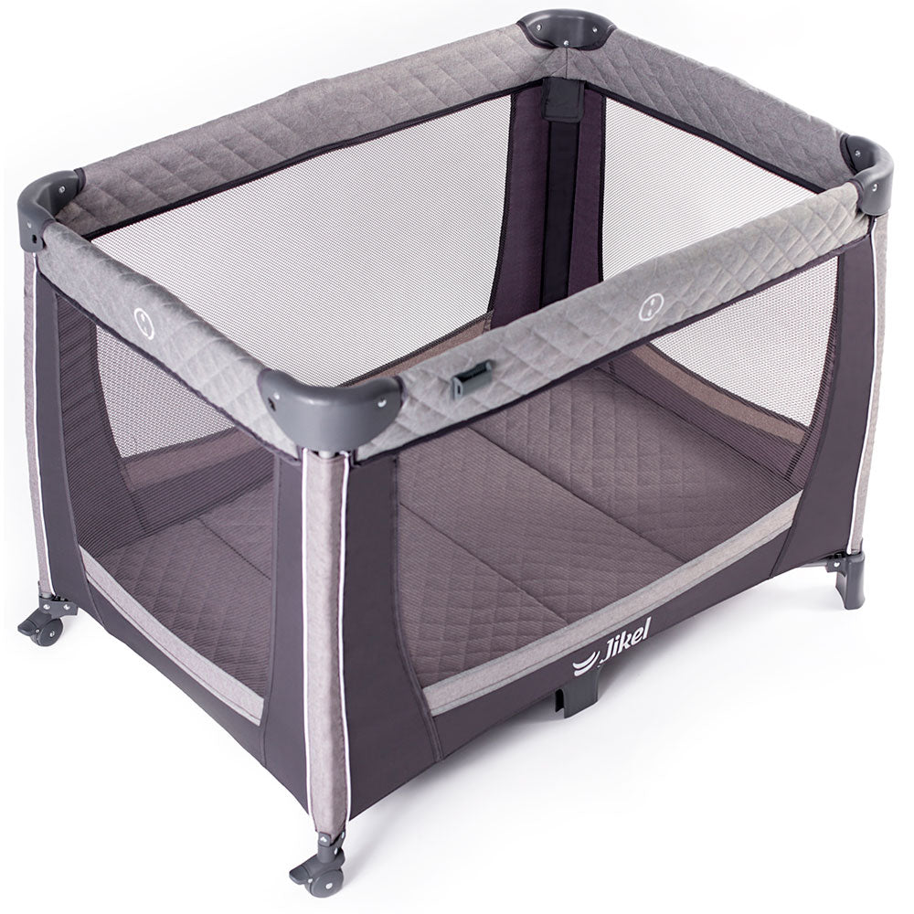 Jikel - Hub Playpen - Charcoal Age-Newborn & Above