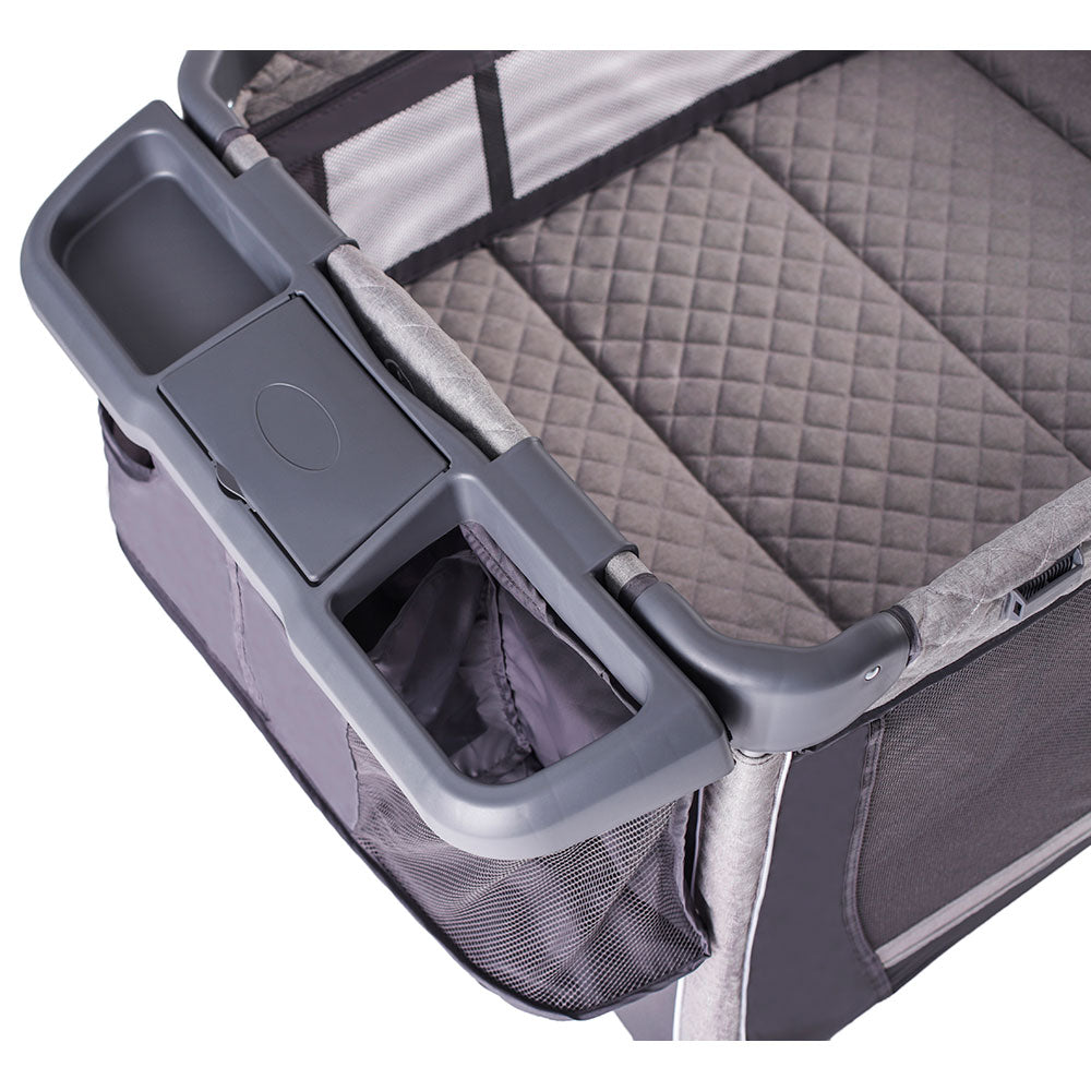 Jikel - Hub Playpen - Charcoal Age-Newborn & Above