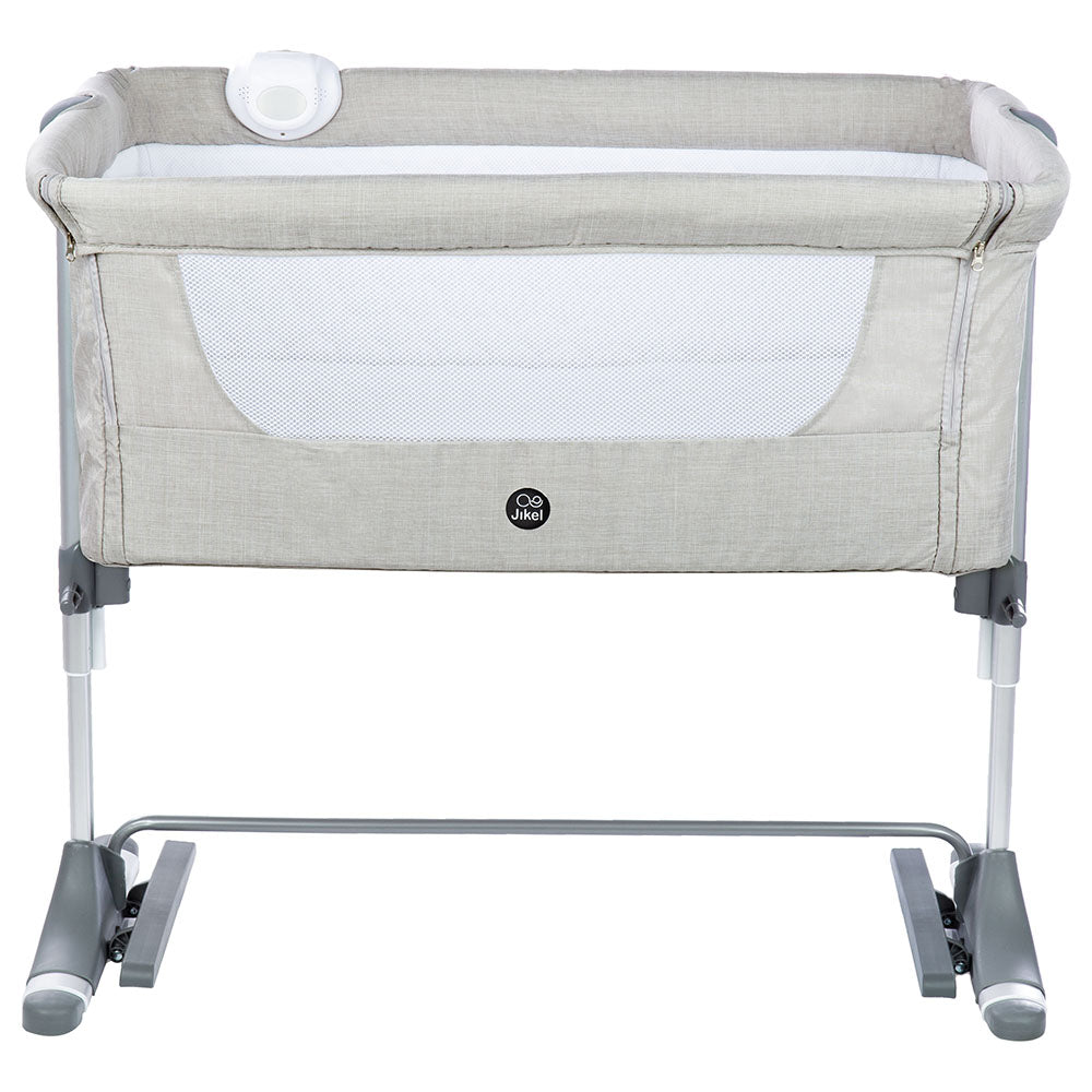 Jikel - Nova Bedside Crib - Grey Age-Newborn & Above