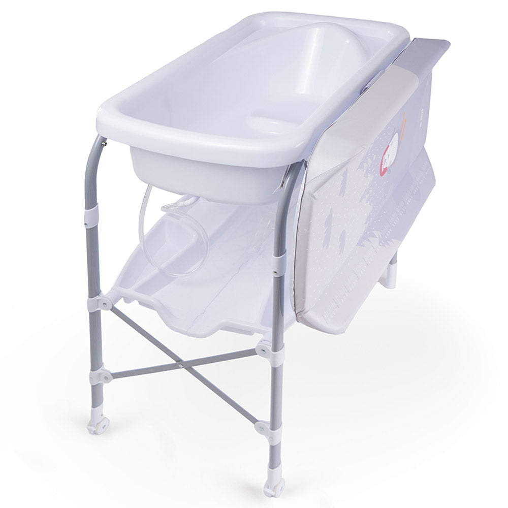 Jikel - Ripple Standing Bath & Changing Table - Grey Age-Newborn & Above