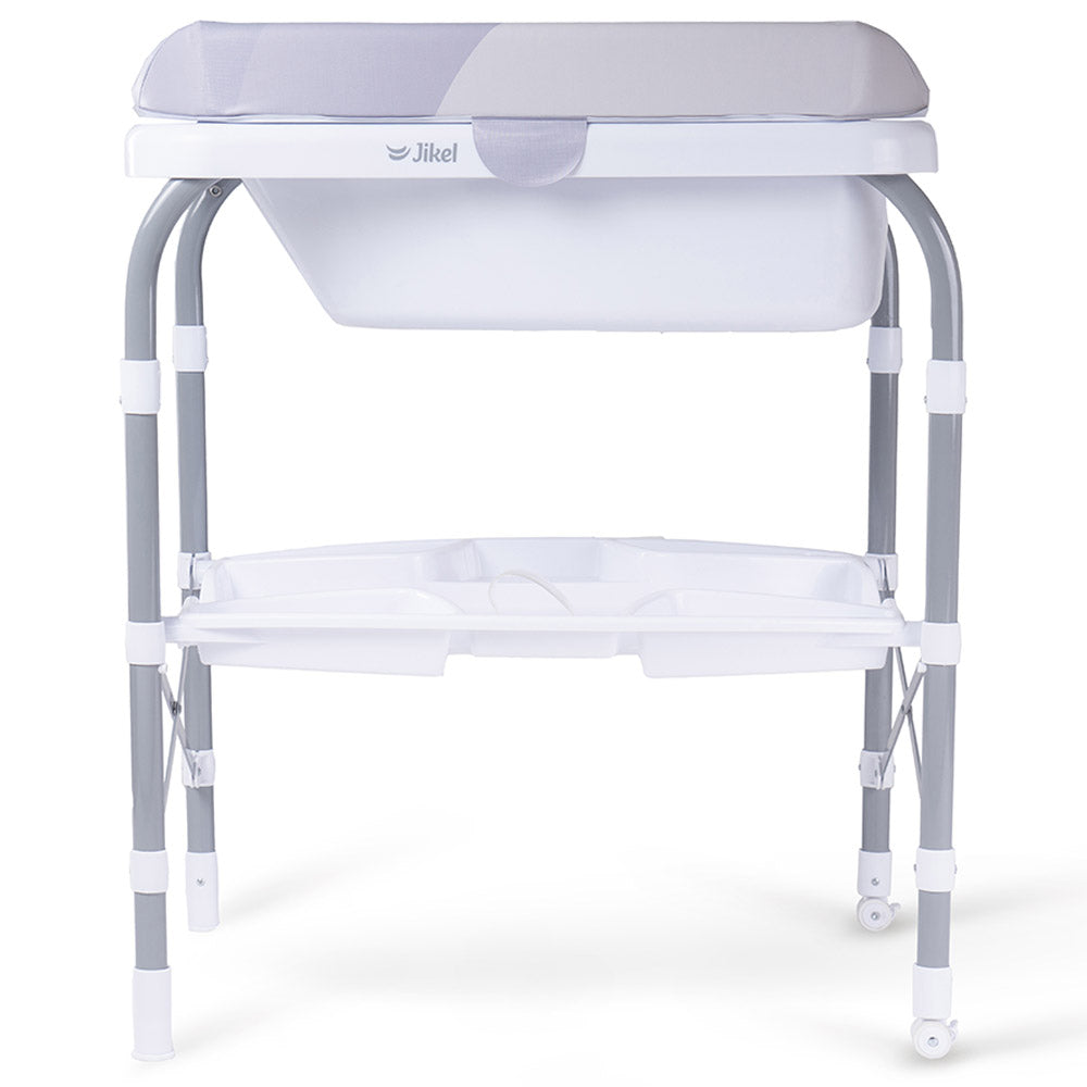 Jikel - Ripple Standing Bath & Changing Table - Grey Age-Newborn & Above