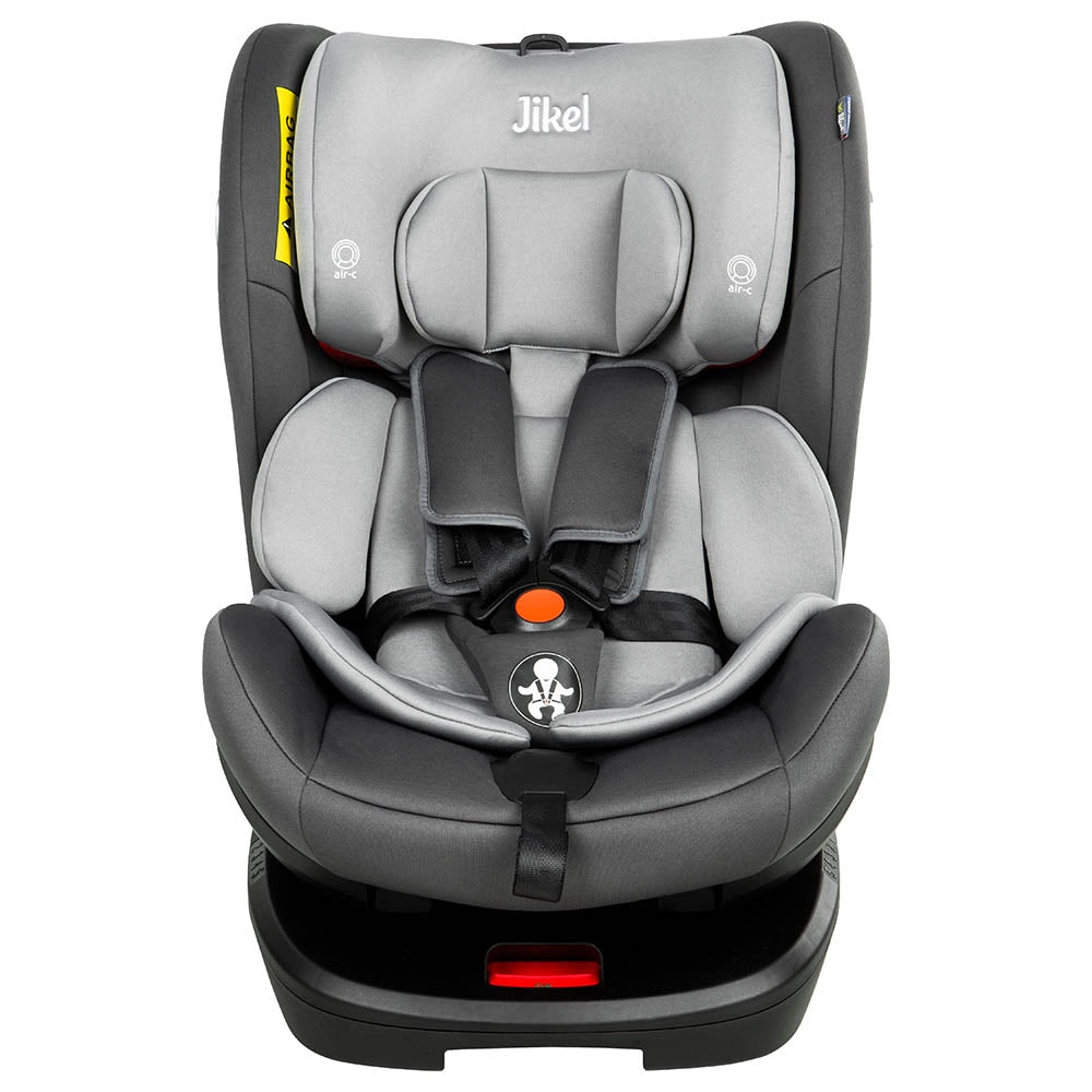 Jikel - Saturn Rotating IsoFix All-in-one Car Seat - Grey Age-9 Months & Above