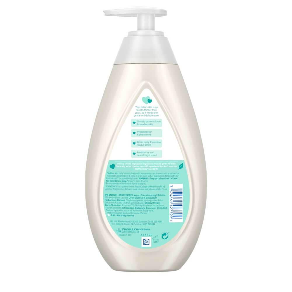 Johnson's Cottontouch 2-In-1 Bath & Wash 500ml