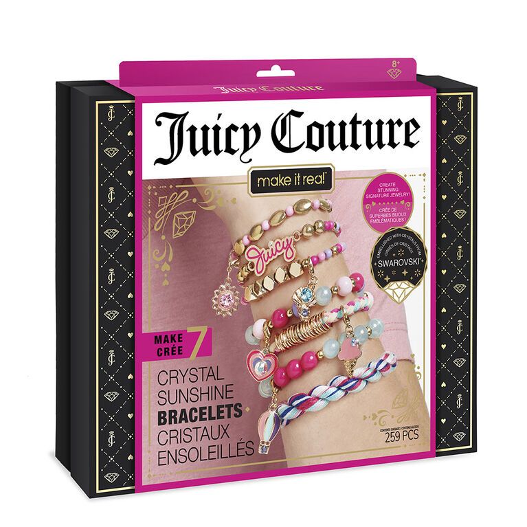 Juicy Couture DIY Swarovski Crystal Sunshine Bracelets Multicolor Age-8 Years & Above