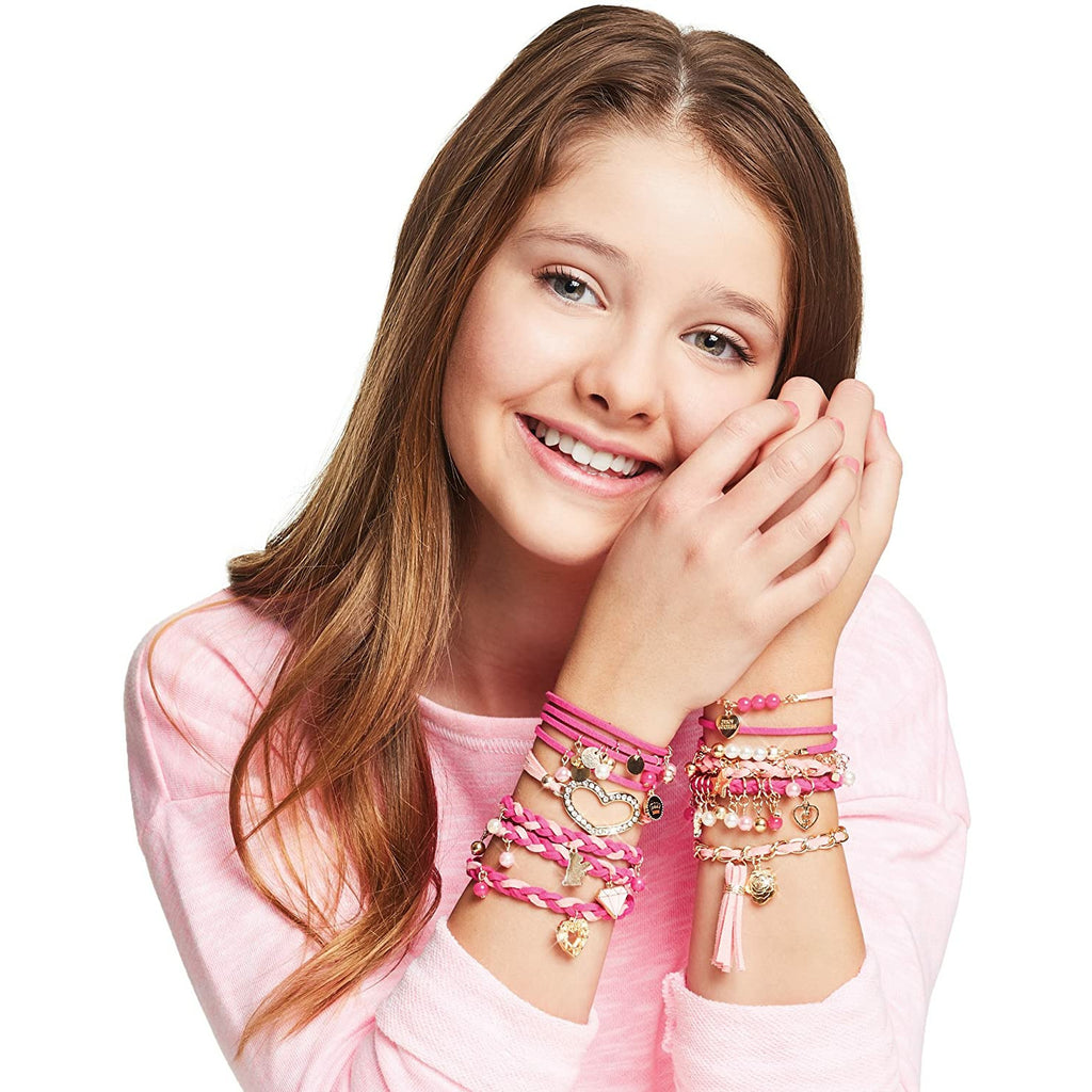 Juicy Couture Make It Real Sweet Suede Bracelets- DIY Charm Bracelet Making Kit for Girls Multicolor Age-8 Years & Above