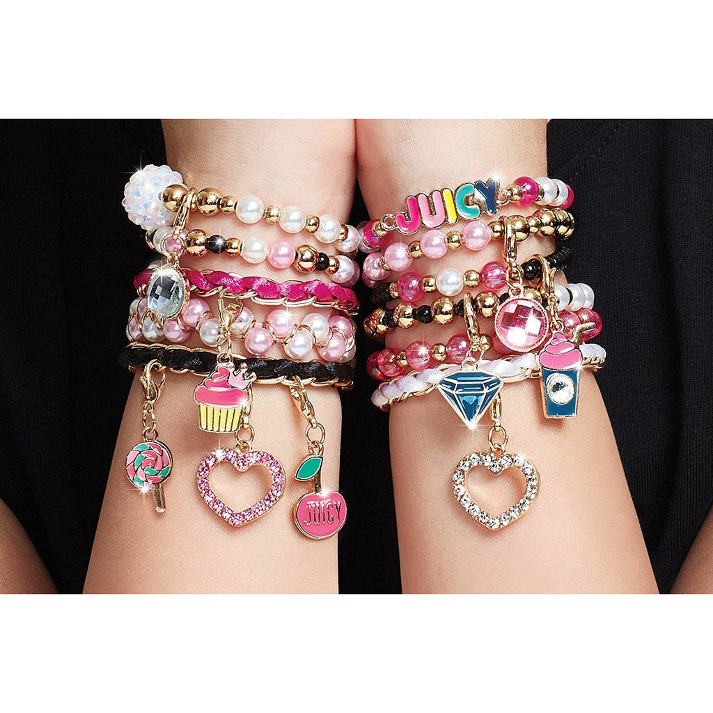 Juicy Couture Pink And Precious Bracelets with 10 Charms Multicolor Age-8 Years & Above