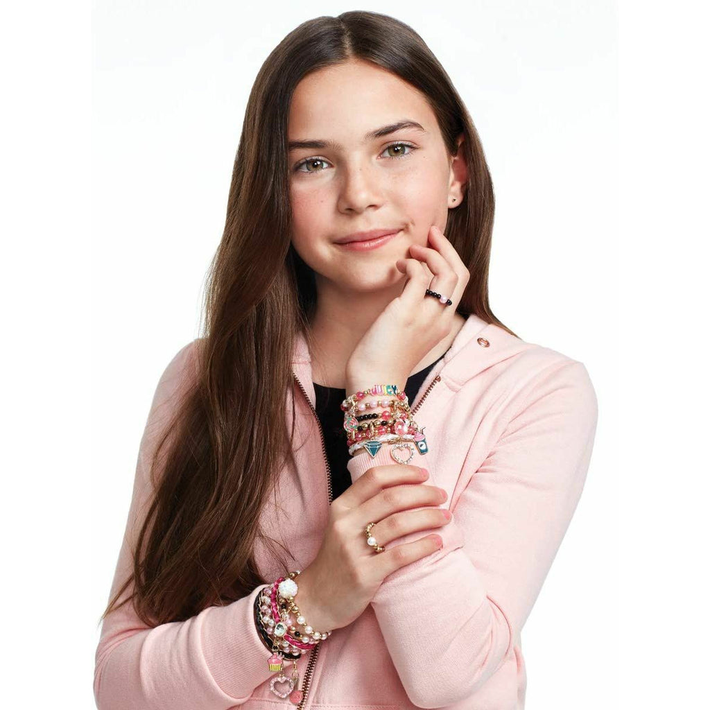 Juicy Couture Pink And Precious Bracelets with 10 Charms Multicolor Age-8 Years & Above