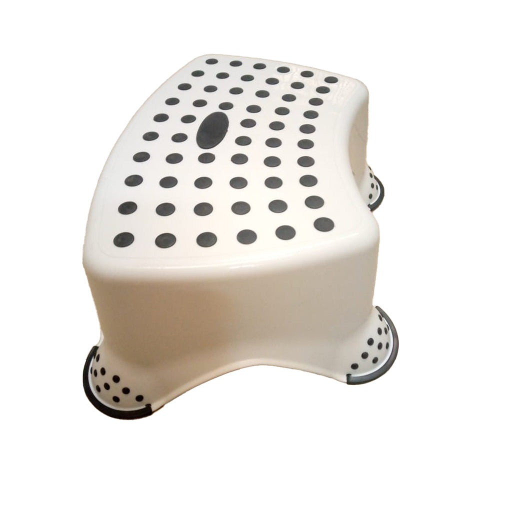 Keeeper Step Stool With Anti Slip Function White Age- 18 Months & Above