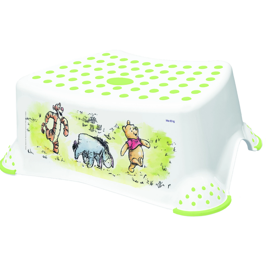Keeeper Tomek "Winnie The Pooh" Step Stool With Anti Slip Function White Age  18 Months & Above