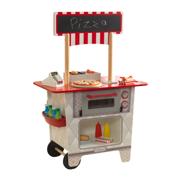 KidKraft My Ultimate Snack Stand with EZ Kraft Assembly Multicolor Age 3 Years Above Peekaboo