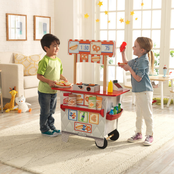 KidKraft My Ultimate Snack Stand with EZ Kraft Assembly Multicolor Age- 3 Years & Above
