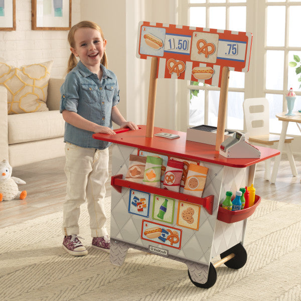 KidKraft My Ultimate Snack Stand with EZ Kraft Assembly Multicolor Age- 3 Years & Above