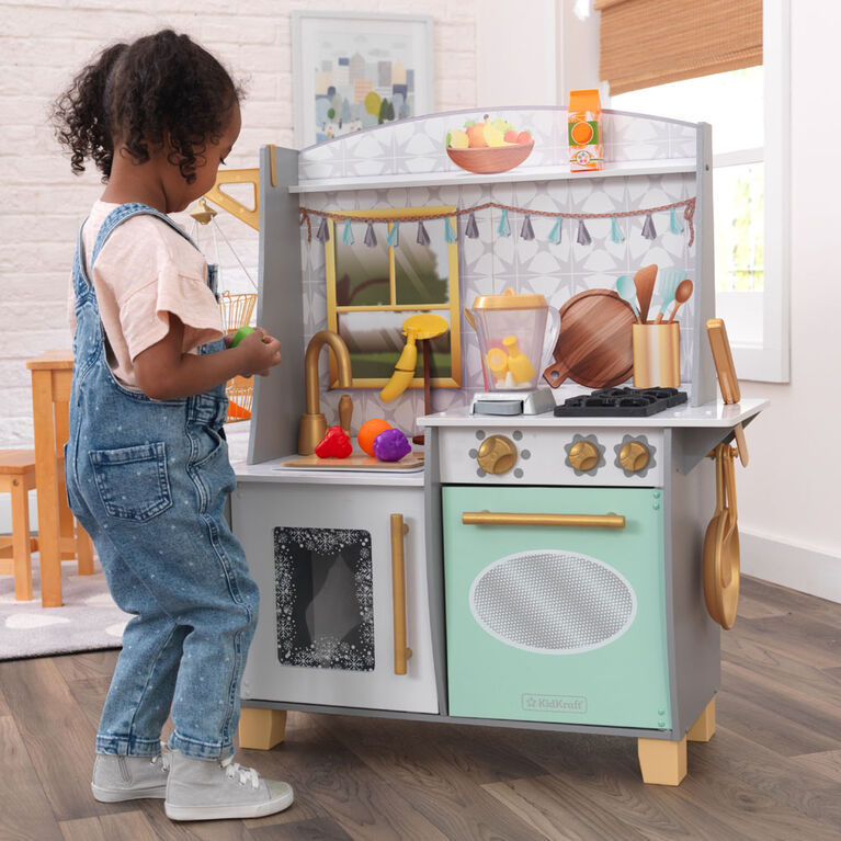KidKraft Smoothie Fun Play Kitchen Multicolor Age- 3 Years & Above