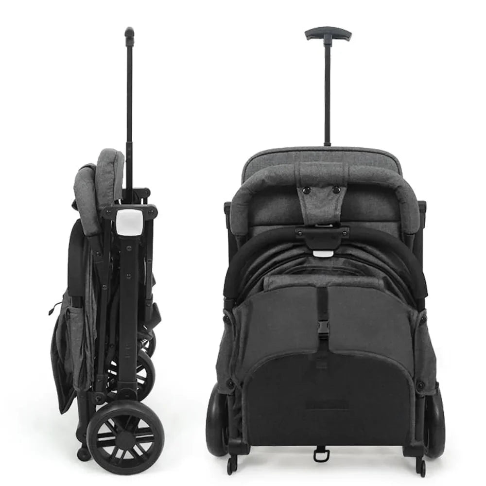 traveller stroller Kidilo Baby Stroller & Push Chair Traveller Stroller with Storage Basket  Black/Grey Age- Newborn to 3 Years (Holds upto 24 Kg)