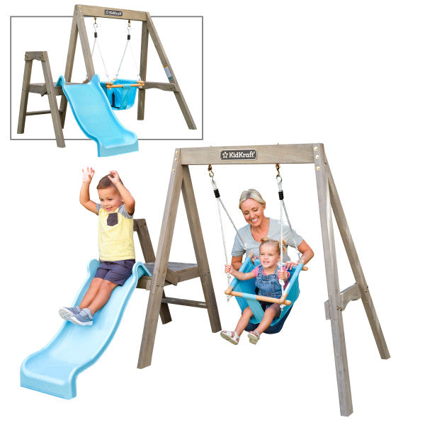 Wooden Swing Kidkraft Swing Set Target Light Wood Swing Sets