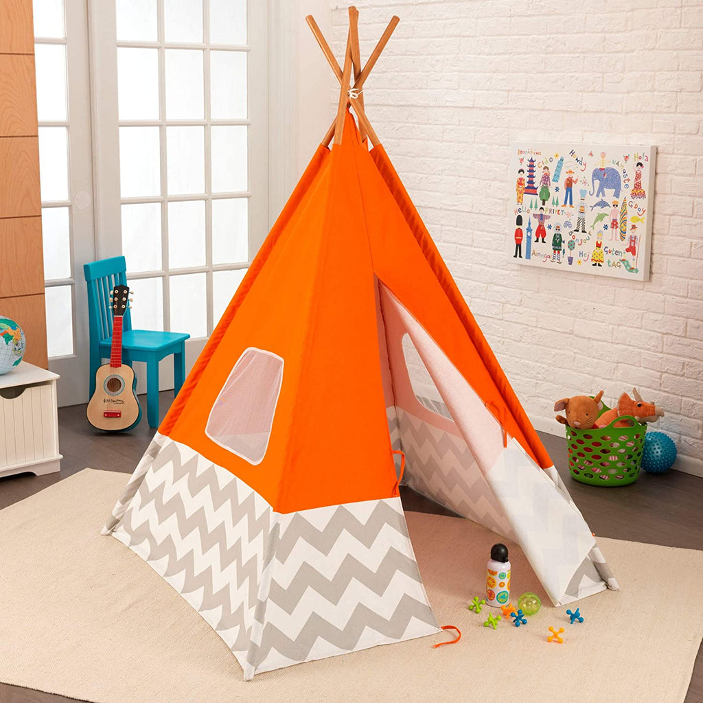 Kidkraft Teepee Tent Orange Age 3Y+ 