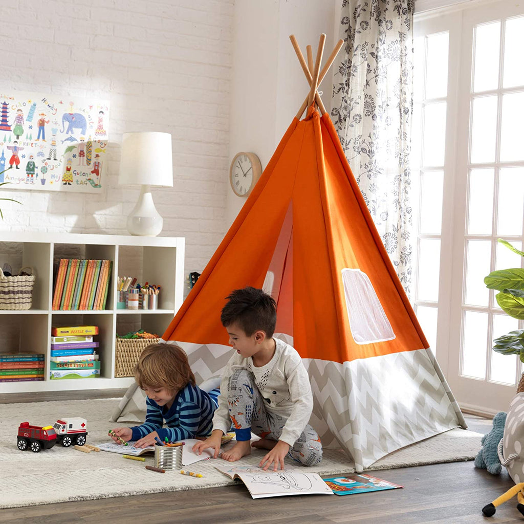 Kidkraft Teepee Tent Orange Age 3Y+ 