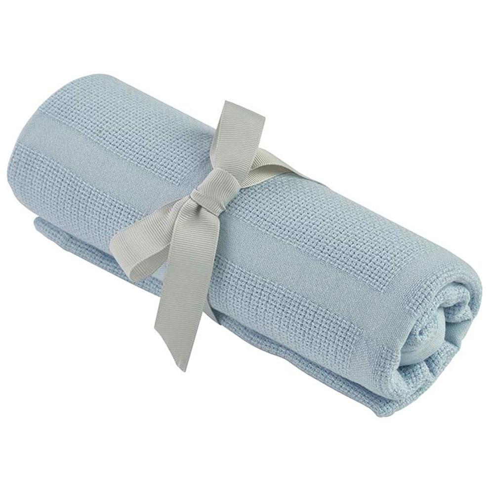 Kinder Valley Blue Bamboo Cellular Blanket Age 0Y Blue