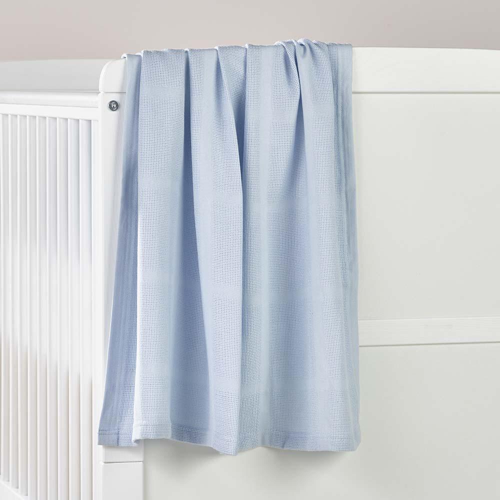 Kinder Valley Blue Bamboo Cellular Blanket Age 0Y Blue