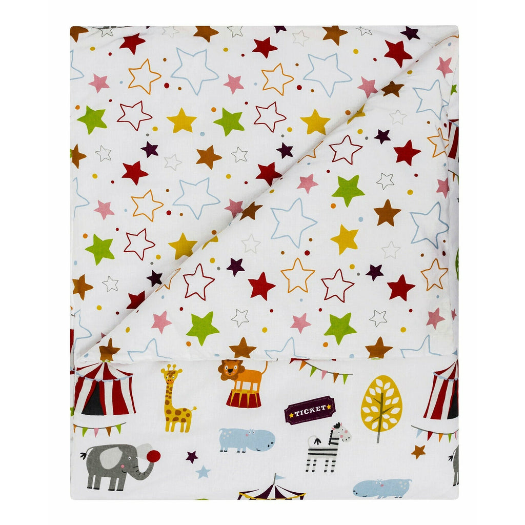 Kinder Valley Circus Friends 5 Piece Toddler Bedding Set inc Pillow + Duvet Multi Age-Newborn & Above