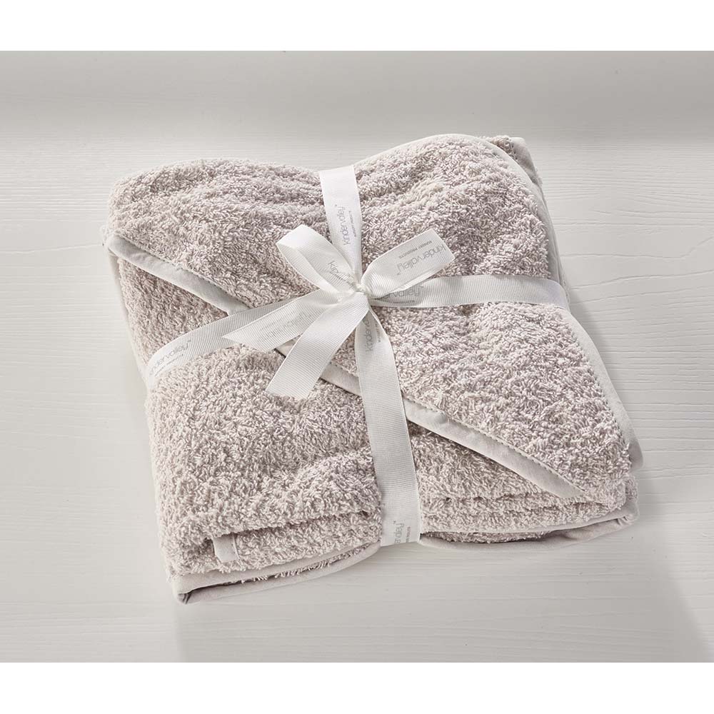 Kinder Valley Grey 2 Pack Hooded Towels Age 0Y Grey