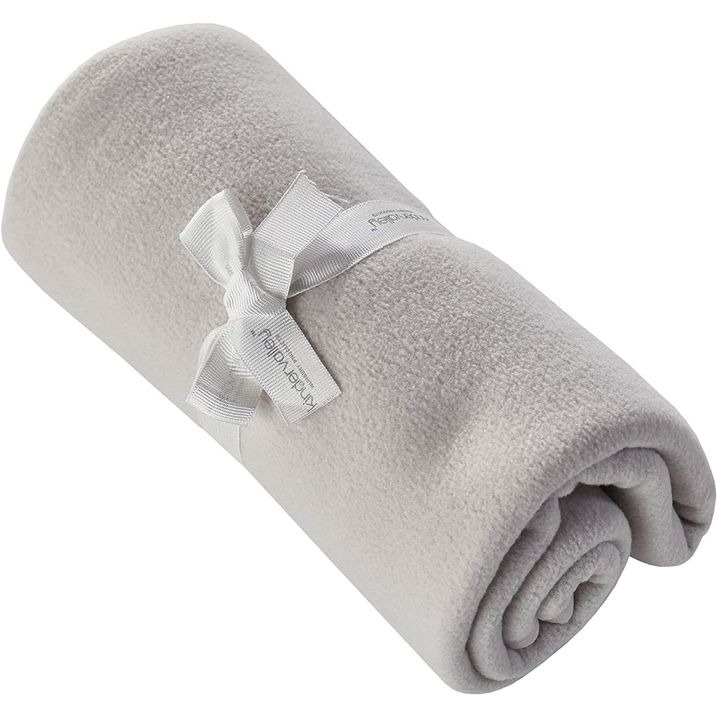 Kinder Valley Grey Fleece Blanket Grey Age-Newborn & Above