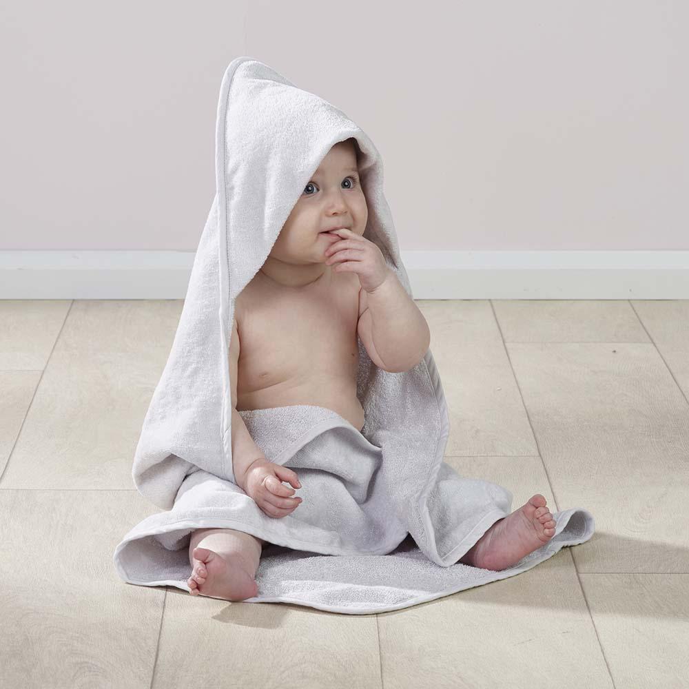 Kinder Valley Grey Hooded Towel  Age 0Y Grey