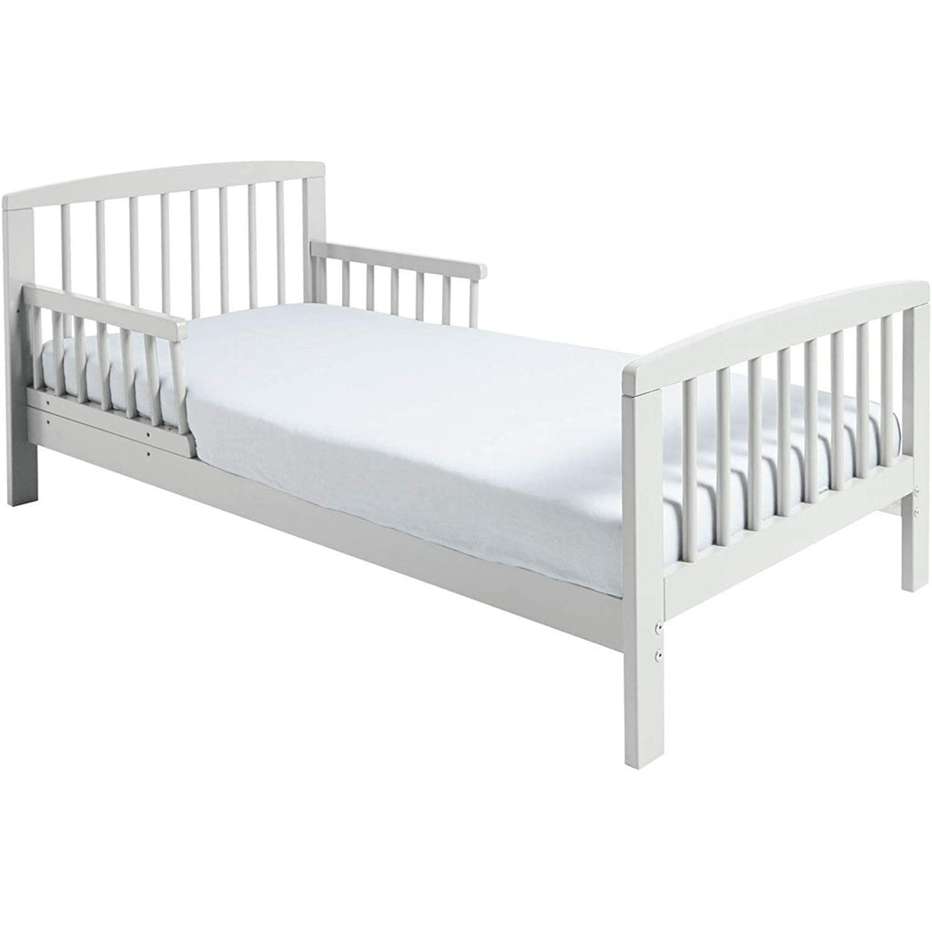 Kinder Valley White Sydney Toddler Bed with Kinder Flow 140 x 70cm Mattress Age 0Y White