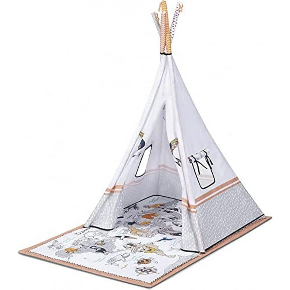 Kinderkraft 3-in-1 Tippy Educational Playmat Multicolor Age- Newborn & Above