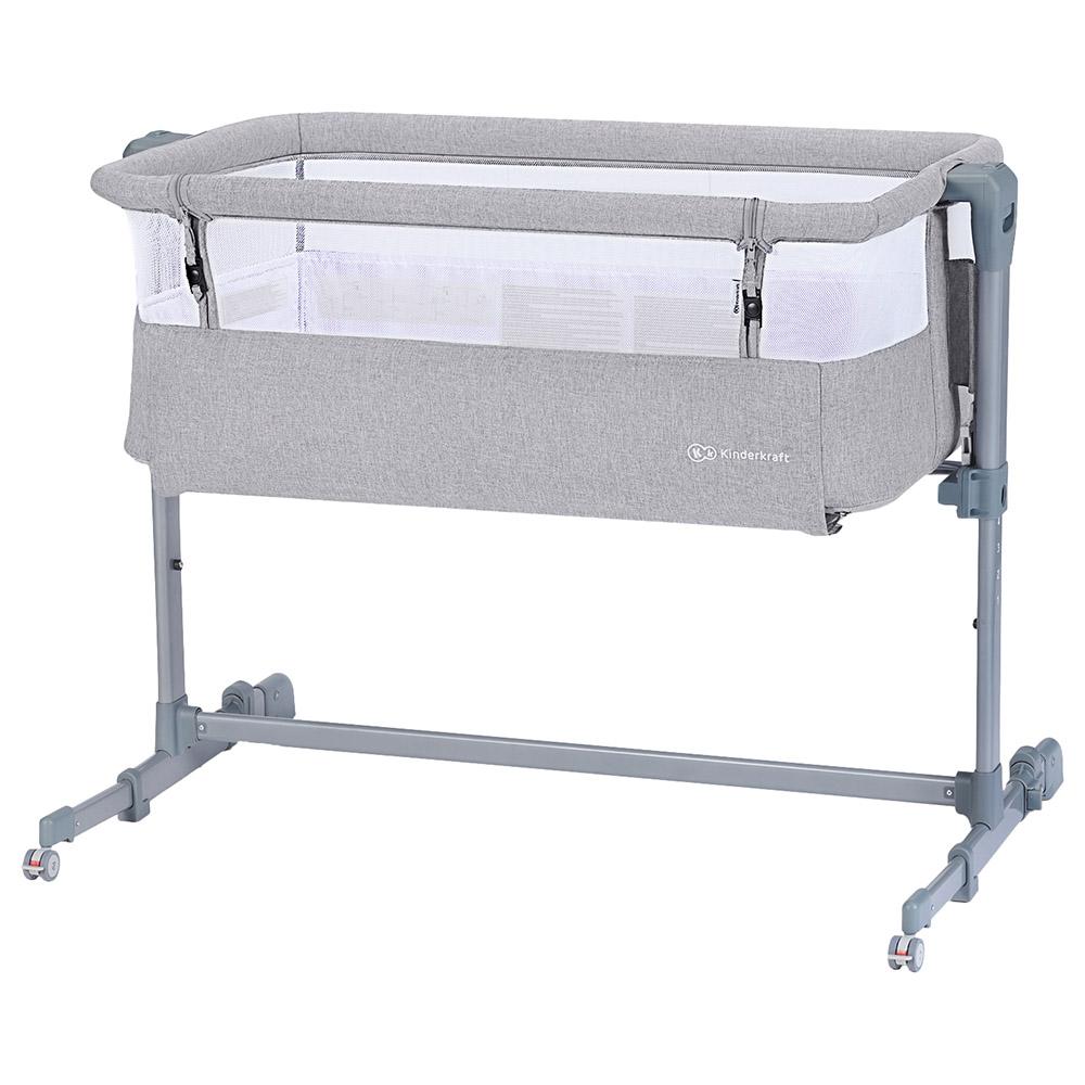 Kinderkraft Baby Cot Neste Air Grey Age 0-18M