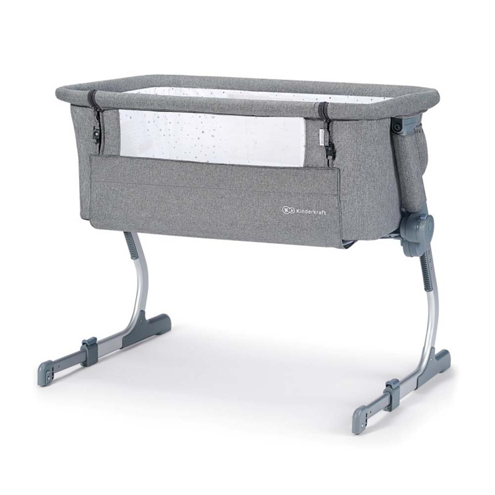Kinderkraft Baby Cot Uno Up Grey Age 0Y+