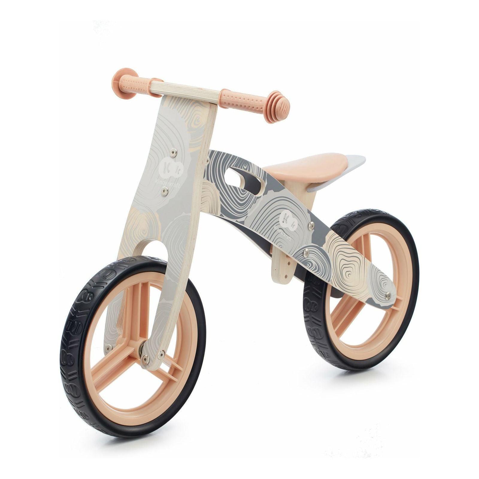 Kinderkraft Balance Bike Runner Natural Printed With Accessories
