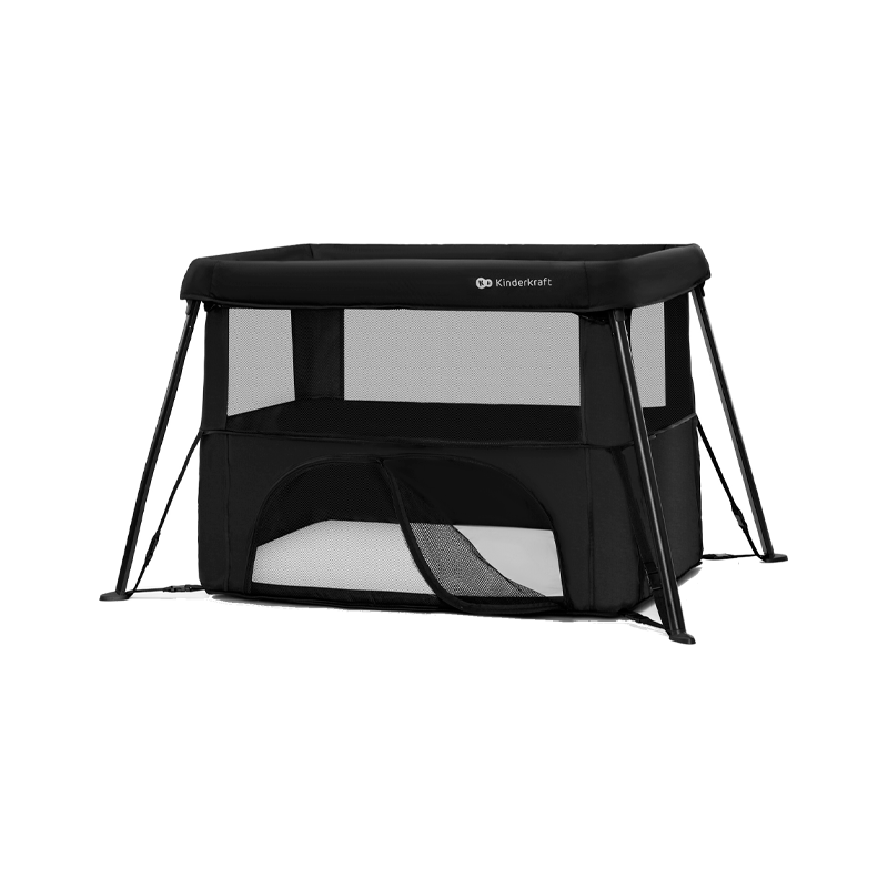 Kinderkraft Cami 3 in 1 Travel Cot Crib Black Age Newborn upto 3